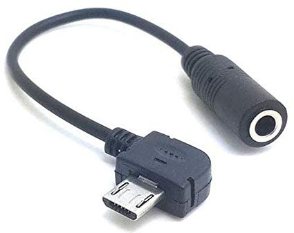 Universale Micro USB a 3.5mm Femmina Stereo Jack Cuffie Auricolari Auricolare Audio Musica Adattatore Connettore Cavo