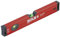 SOLA LSB16 Big Red Aluminum Box Beam Level with 2 60% Magnified Vials, 16-Inch