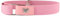 Ladeheid Kinder Gürtel Ohne Schnalle Elastischer Kindergürtel für Jungen und Mädchen 1-6 Jahre 34-65 cm P15G (Rosa/Schmetterling)