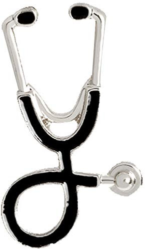 Aisoway Krankenschwester Stethoskop Emaille Pin Medical Broschen Jacken-Mantel-Hemd-Kragen-Revers Pin-Knopf-Abzeichen Medical Schmuck