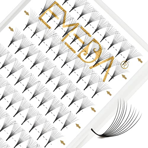 10D Base Fine Extension Cils 0.07 D Curl Mix Tray 9-15mm Premade Fans Cils Volume Russe Bouquet Tige Longue Lash Extension De Cils Professionnel 12mm 13mm 14mm 15mm Cils par EMEDA (10D 0.07 D 9-15mm)