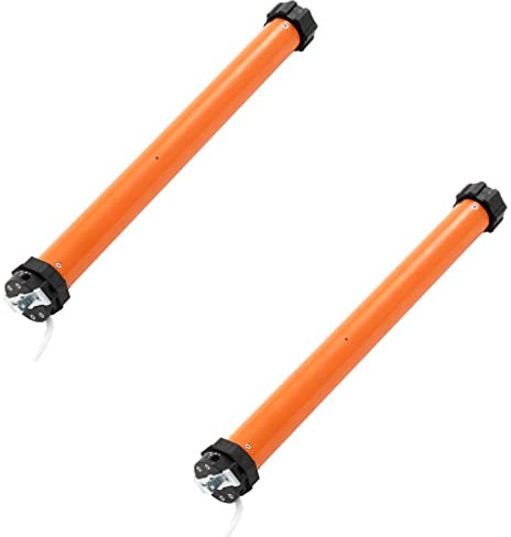 vidaXL 2x Moteurs Tubulaires Store Electrique à Rouleau Porte de Garage Volet Roulant Auvent Ecran Solaire Electromécanique Bureau Hôtel Villa 40 Nm