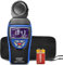 AIOMEST Digital Luxmeter Tragbare, Photometer Belichtungsmesser 0,1~400,000 Lux mit Daten halten, 270°drehbarem Detektor mit LCD Display für Pflanzen, Büro, LED-Leuchtkraft, AI-8801B (Blau)