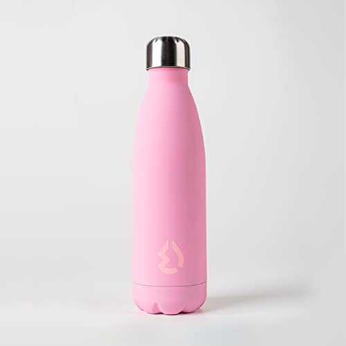 water revolution Botella FC-CR0126 Termo INOX. Premium 500ml Rosa, Aluminio, Grande