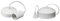 Knightsbridge 6 Inch E27 Contemporary Pendant Set - Matt White + Bathroom Ceiling Pull Cord Light Switch Pull Cord 10A 8300