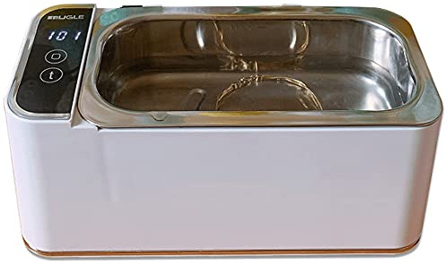 ZTBGY Ultrasonic Cleaner,Home Mini Jewellery Cleaner 46khz 500ML Automatic Cleaning Machine with Stainless Steel Inner Tank,for Jewelry Silver Rings Pendant Glasses Metal Coin Razor Denture