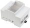 for Raspberry Pi 4 Case, DIN Rail ABS Case for Raspberry Pi 4 Model B, Large Inner Space, Compatible with Raspbeery Pi Expansion Board PoE Hat (D), RS485 Can Hat, 2-CH RS485 Hat, PI-FAN-3007