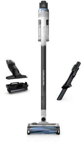 Shark IZ562H Pro Cordless Vacuum with Clean Sense IQ and Odor Neutralizer, PowerFins Plus Brushroll, Includes Duster Crevice Tool & Pet Multi Tool, Up to 40 Minute Runtime, Light Blue