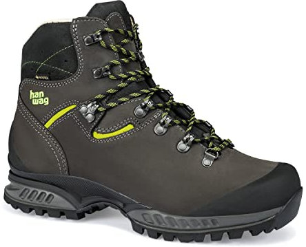 Hanwag M Tatra Ii GTX Grau - Gore-Tex Komfortabler Leichter Herren GTX Trekkingstiefel, Größe EU 40.5 - Farbe Asphalt