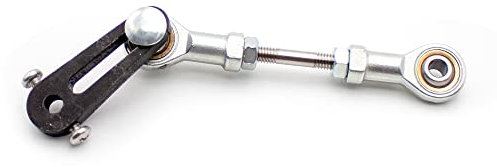 Jieotwice Hubkolben Teleskop Motor Kipphebel, 20-80 mm einstellbarer Hub, Drehkolbenmotor, Kurbelwellen Zubehör (5MM)