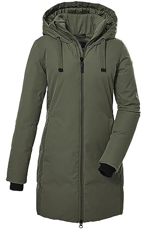 G.I.G.A. DX Damen Funktionsparka mit Kapuze/Parka wasserdicht GW 1 WMN PRK, oliv, 42, 39827-000
