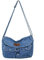 Fiorky Damen-Jeanstasche, lässig, Schultertasche, Damen-Jeans-Umhängetasche, vielseitig, verstellbarer Riemen, Jeanstasche for Reisen, Arbeit, mehrere Taschen, Denim-Umhängetasche, großes Fa