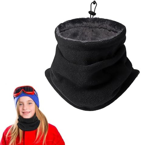 xlwen Weichem Fleece Halswärmer Winddicht Halstuch Halswärmer,Winter Loop Schal für Herren & Damen,Winddicht Schlauchschal für Outdoor Skifahren Motorrad Laufen Radfahren
