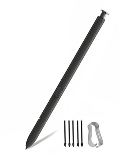 Galaxy S24 Ultra S Pen, stylet pour Samsung Galaxy S24 Ultra S Pen avec 5 embouts de rechange (stylo Bluetooth) (Noir)