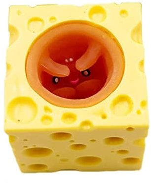 Creative Mouse Squeezing Toy - Creative Pinch Sensory Toy, Squeeze Cheese Mice Toy, Desk Companion For Office