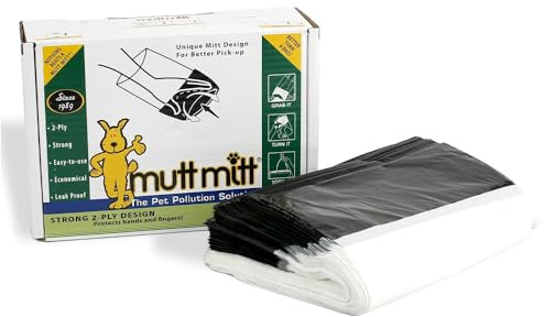 Mutt Mitt® Dispense-A-Mitt™ 2-Ply Dog Waste Pickup Mitts, 200 Count