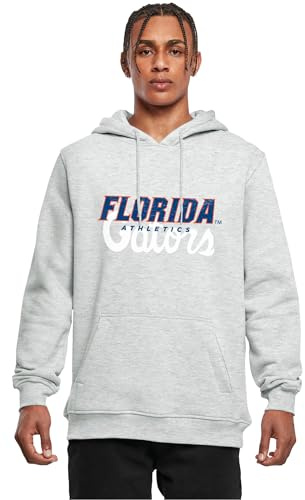 MERCHCODE Men's MC902-Florida Gators Logo Hoodie Sweatshirt, Heather Grey, XS
