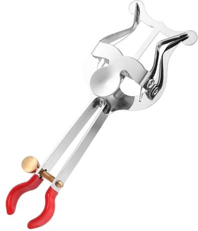 Lyre Clarinette, 14 x 5,2cm Argent Porte-Partitions Support pour Clarinette Pince pour Lyre pour Clarinette Lyre pour Trompette Instrument Accessoires pour s'Entraîner Débutants Fanfare