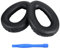 Ear Pads Replacement for Sennheiser PXC480/PXC550/PXC 550-II/MB660 UC/MB 660 MC Headphones by MMOBIEL - Cooling Gel Ear Pad Cushions - Noise Isolation Earpads Replacement – Black (Protein PU)