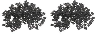 2 Set 100 Pcs Fix Picture Photo Frame Back Board Support Stand Leg Feet Hinge