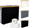 Boite Rangement Papier Toilette,Support Papier WC,Panier à Papier Hygiénique,réserves à Rouleaux de Papier Toilette,Organisateur d'Accessoires de Salle de Bains,Rangement Papier (Noir)