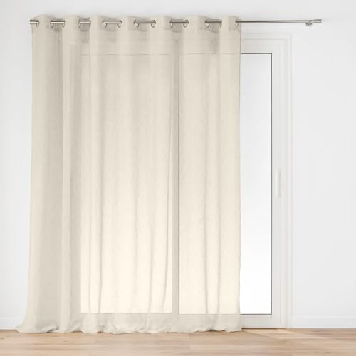 Douceur d'Intérieur, Ösenvorhang, 240 x 240 cm, Mops Leinen, gewebt