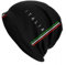 KUGEUII Damen Winter Hüte Thermohut Herren Italia Italien Haube Hut Goth Street Skullies Mützen Hüte Italienische Flagge für Männer Frauen Frühling Thermal Elastic Caps Geschenke für Paare