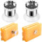 SIRLOMU 2 PCS Porte-Savon Magnétique avec Ventouse – Forte Adhérence, Porte-Savon en Acier Inoxydable pour Douche sans Perçage, pour Salle de Bain et Cuisine