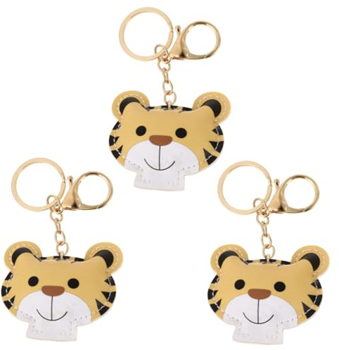 LIGIGWASH 3 Stück Cartoon Tiger Schlüsselanhänger Tasche Anhänger Für Rucksack Und Handtasche Leichtes Deko-Accessoire Kompaktes Geschenk Für Freunde Und Familie