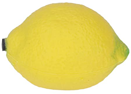 SPYMINNPOO Ensemble de Hochet pour bébé Maraca avec Shaker à Fruits, Fruits Simulés pour Développer des Compétences Pratiques, adapté aux Jeux D'imagination des Enfants (Citron)