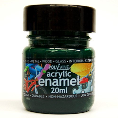 Polyvine 20ml Acrylic Enamel Paint Brunswick Green