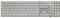 MiNGFi silicone coperchio della tastiera Copritastiera per Apple USB cablata Keyboard con tastierino numerico (2007-2016) Modello A1243 EU/ISO layout della tastiera - Trasparente