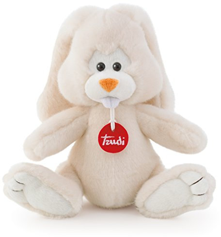 Trudi Coniglio Virgilio Coniglio Peluche Classico Mascotte e animali fattoria. Regalo del Compleanno e Festa Mamma e papà | 20x20x15cm Taglia S | Animali da fattoria | Modello 13700
