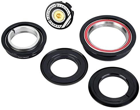 Fahrrad Headset, Steuersatz Tapered Fahrrad 4456ST Radfahren Verjüngt Sich Gerade Gabel Gabel Steuersatz Fahrrad Top Expander für Mountain Road Bike