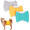 Rüden für männliche Hunde, 3 Stück waschbares Haustier Inkontinenzwindeln für Hunde Bauchbandwickel Physiologische Hygienehosen für kleine, mittlere und große Hunde (XS(22-32cm))