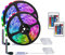 lawnko LED Strip with 24 Keys Remote Control, 2m Battery Powered Strip Lights for Party and DIY Decoration, 2 Pack