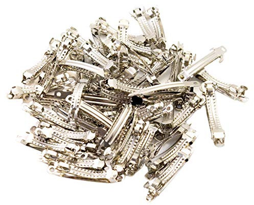 Haarspangen Rohlinge 8cm/5cm zum Bekleben Spange Haarschmuck basteln Haarnadel - 50 5cm