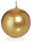 Kugelkerzen Gold, Ø 4 cm, 12 Stück