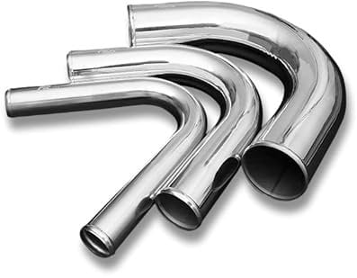 Aluminium bogen Alu-Bogen 135° Ladeluftkühler Turbo Alurohr Rohrbogen Pipe 60cm Lange