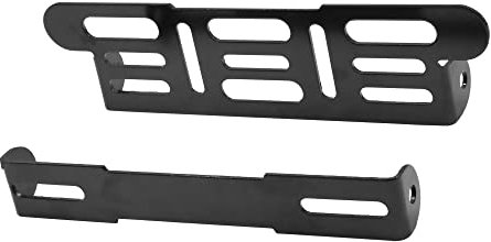 A ABSOPRO Motorcycle License Plate Bracket Adjustable Rear Bracket Frame Black