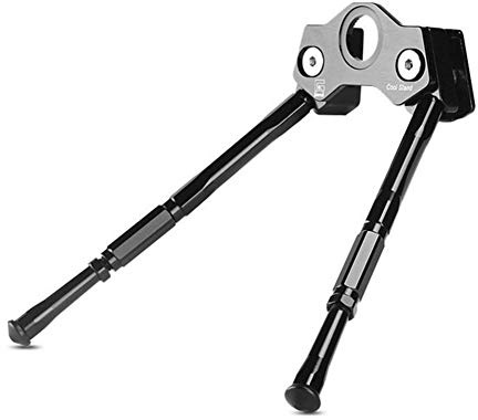 Seitenständer Fahrrad Verstellbare Crank Ständer Pedal Ständer Mountain Road Bike Fahrradständer Abstellbügel MTB Mountainbike Support Stand Fußklammer (Color : Black)