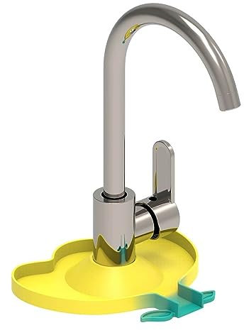 Silicone Sink Faucet Pad -proof Faucet Drain Pad Silicone Faucet Handle Drip Catcher Tray for Protecting Kitchen