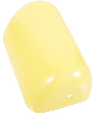 DOITOOL Lampenschirm Weiße Deckenlichtschirme Büro-schreibtischzubehör Banker-lampenabdeckung Bankiers Leichte Bankiers Heller Schatten Bankers-lampen-ersatzschirm Nachttisch Diffusor Glas
