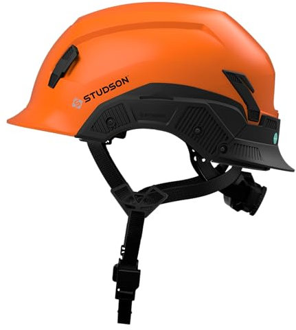 STUDSON SHK-1 Schutzhelm, nicht belüftet, Typ 2, Klasse E (Orange, L/XL 58–63 cm)