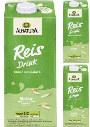 Alnatura Reis Drink ungesüßt 1000 milliliter x 3 Stück