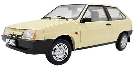 EMRGAZQD Motorfahrzeuge Replika Auto 1/18 Für Lada 2108 1987 80er-Jahre-Klassiker-Limousine. Simulation Eines Automodells Aus Metalldruckguss Originalgetreue Nachbildung, darong001