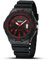 HANPOSH Herren Uhr Uhren Herren Männer Analog Quarzuhr 50M wasserdichte Armbanduhren mit Datum Casual Designer Uhr für Männer Silikon Armband