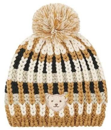 Steiff Mütze EU Größe 37 Burro, Baby Jungen Mütze, Ohrenschützer für Babys, warme Wintermütze, Ohrenwärmer für kalte Jahreszeit, weich und bequem, waschmaschinenfest