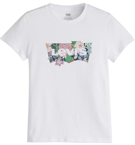 Levi's The Perfect Tee, T-Shirt Donna, Coloring Book Dahlia, M