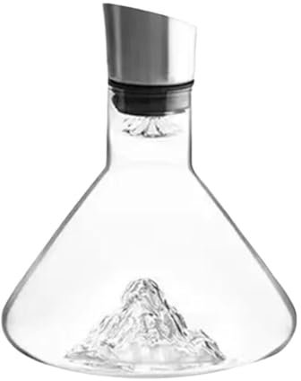 Rtyweth Iceberg Wasserfall Stil Dekanter Kristallglas Transparent Wein Wein Spender Rot W7R9 High-End Quick Decanter Filter